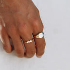 18K Gold Plated Mini Freshwater Pearl Ring 3 Colors