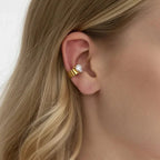 Diamond Drop & Teardrop Cuff Earrings Bundle Set