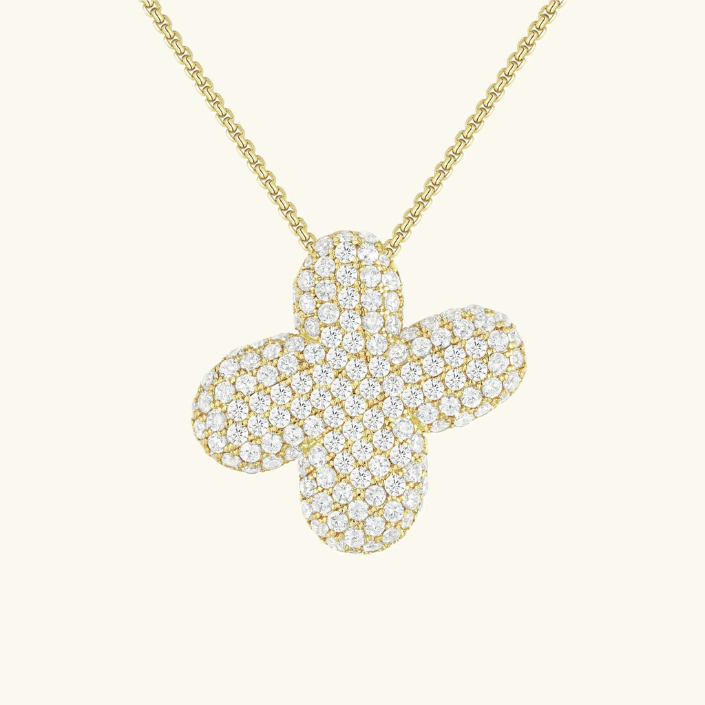 Genevieve Bubble Initial Necklace