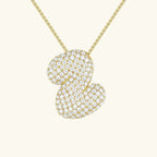 Genevieve Bubble Initial Necklace