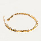 18K Gold Plated Zirconia Tennis Bracelet Waterproof