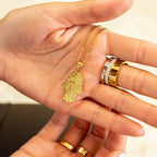 Triple Band Roman Numeral Ring Gold Plated 18K