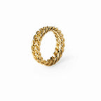 Chain Ring Gold Plated 18K