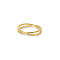 Lucia Double Ring Gold Plated 18K