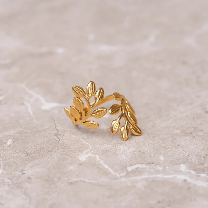 Ramos Adjustable Ring Gold Plated 18K
