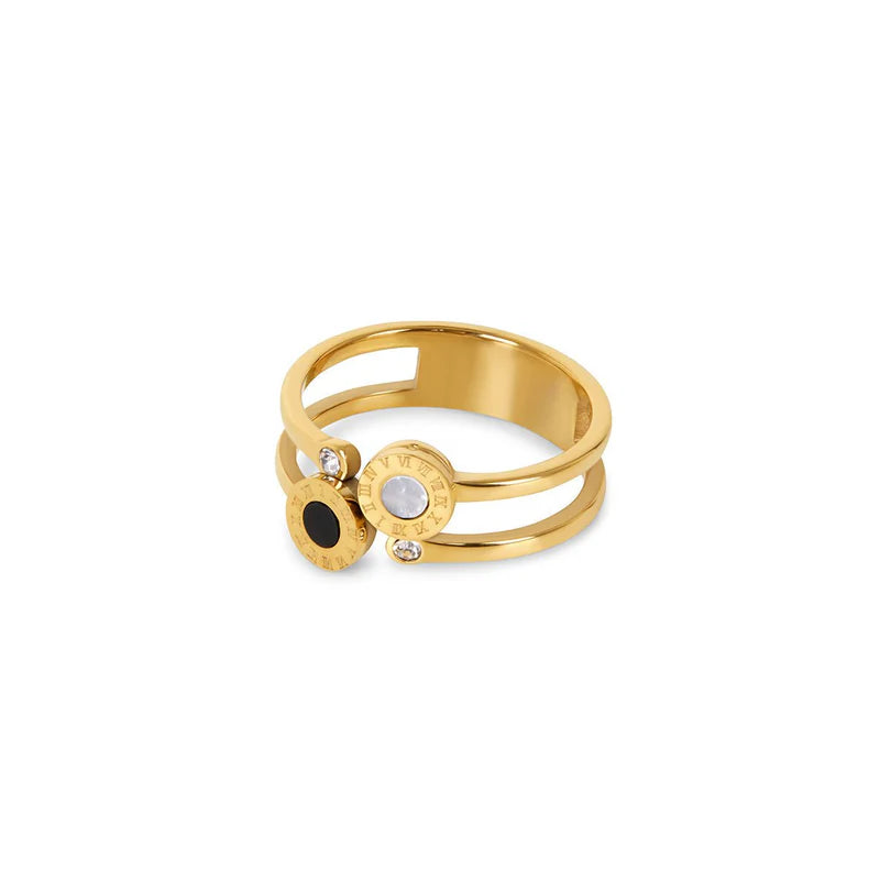 Venice Roman Ring Gold Plated 18K