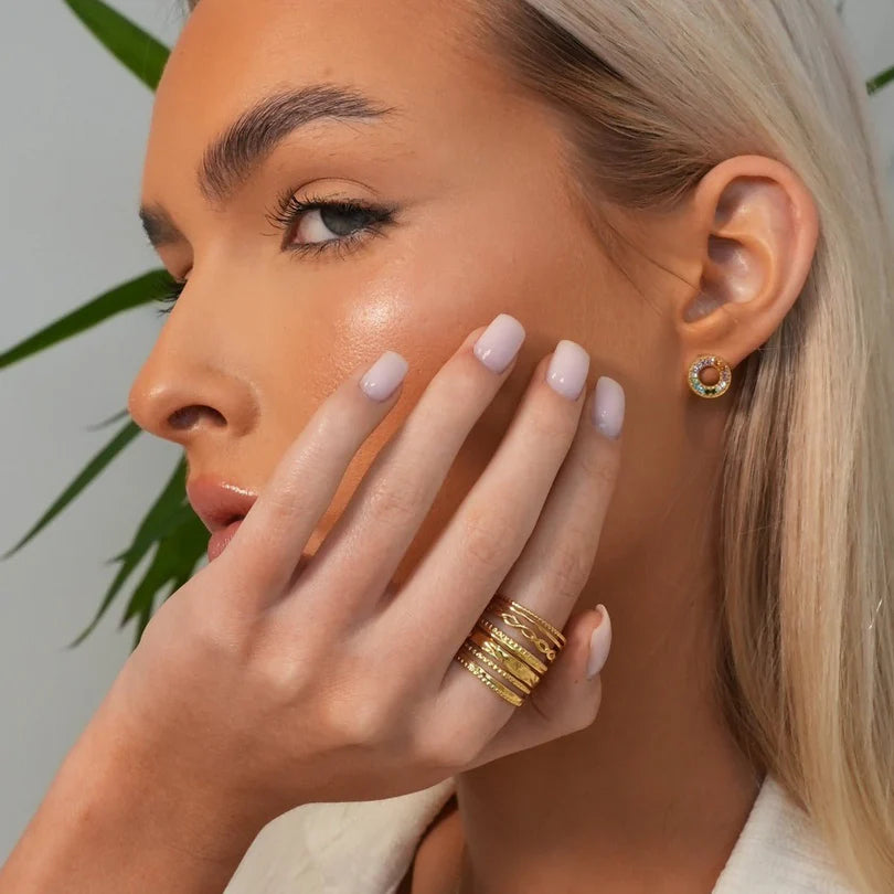 Royale Adjustable Ring Gold Plated 18K