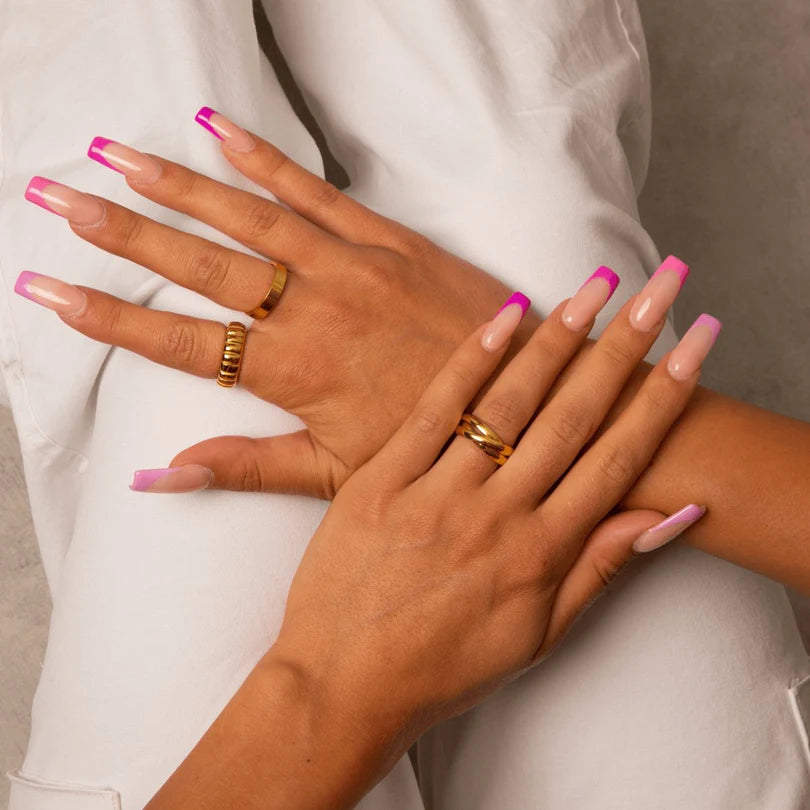 Trinity Ring Gold Plated 18K