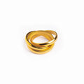 Trinity Ring Gold Plated 18K