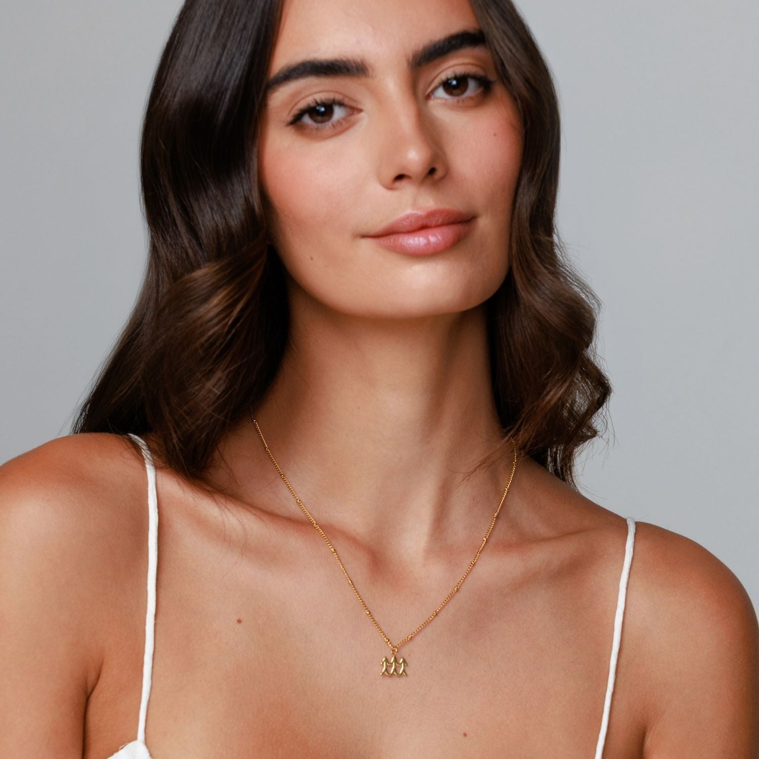 18K Gold Plated Zodiac Constellation Pendant Necklace