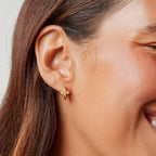 18K Gold Plated Bee Stud Earrings