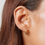 18K Gold Plated Bee Stud Earrings