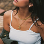 18K Gold Plated Wide Mesh Woven Choker Necklace Waterproof