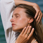 18K Gold Plated Double Twist Stacking Ring