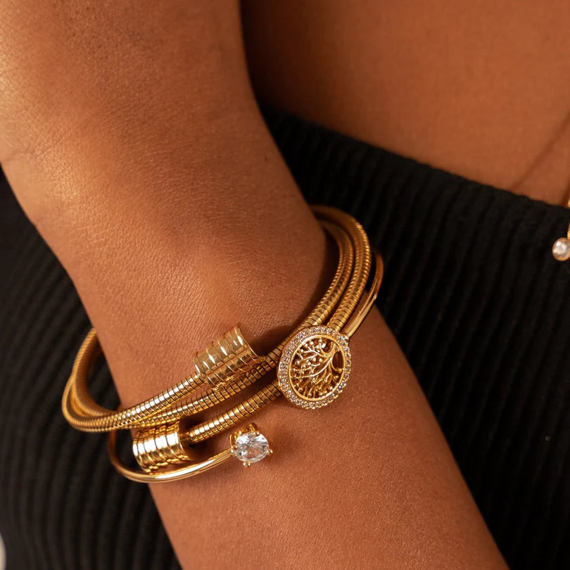 Tree of Life Bracelet Gold Plated 18K