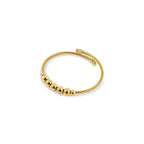 Anti-Stress Adjustable Sphere Bracelet Gold Plated 18K