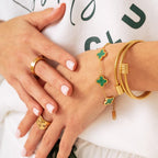 Triple Spiral Bracelet Gold Plated 18K