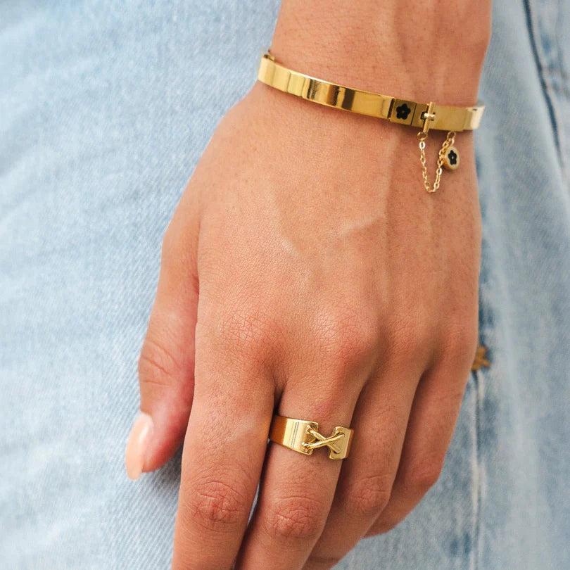 Charme Bracelet Gold Plated 18K