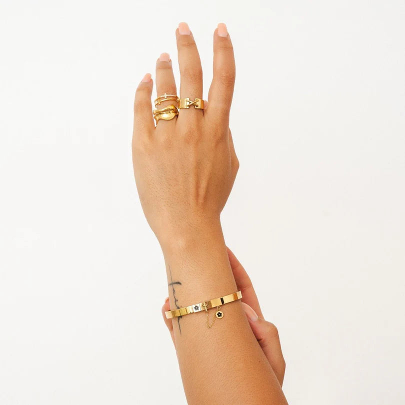 Charme Bracelet Gold Plated 18K