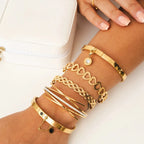Florence Zirconia Bracelet Gold Plated 18K