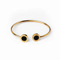 Onyx Bracelet Gold Plated 18K