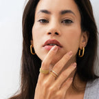 Piper Hoop Earrings Gold Plated 18K