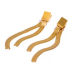 Catarina Metal Mesh Earrings Gold Plated 18K