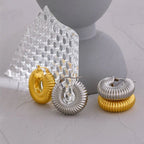 Ziza Bold Hoop Earrings Gold Plated 18K
