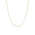 18K Gold Plated Capri Beaded Ball Choker Necklace