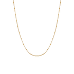 18K Gold Plated Capri Beaded Ball Choker Necklace