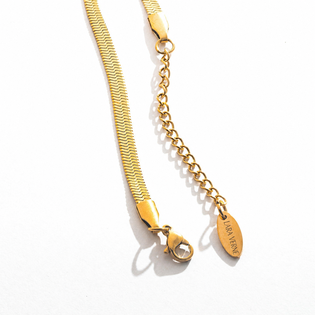 Herringbone Necklace & Bracelet Bundle by Lara Verne
