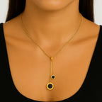Athenas Tie Necklace Gold Plated 18K
