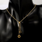 Athenas Tie Necklace Gold Plated 18K