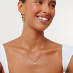 18K Gold Plated Crab Pendant Necklace Waterproof