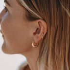 18K Gold Plated Drop Earrings Dainty Everyday