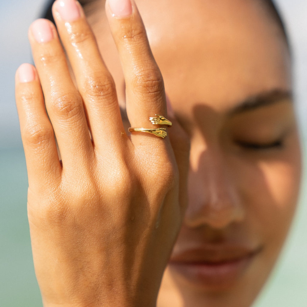 18K Gold Plated Minimalist Band Ring