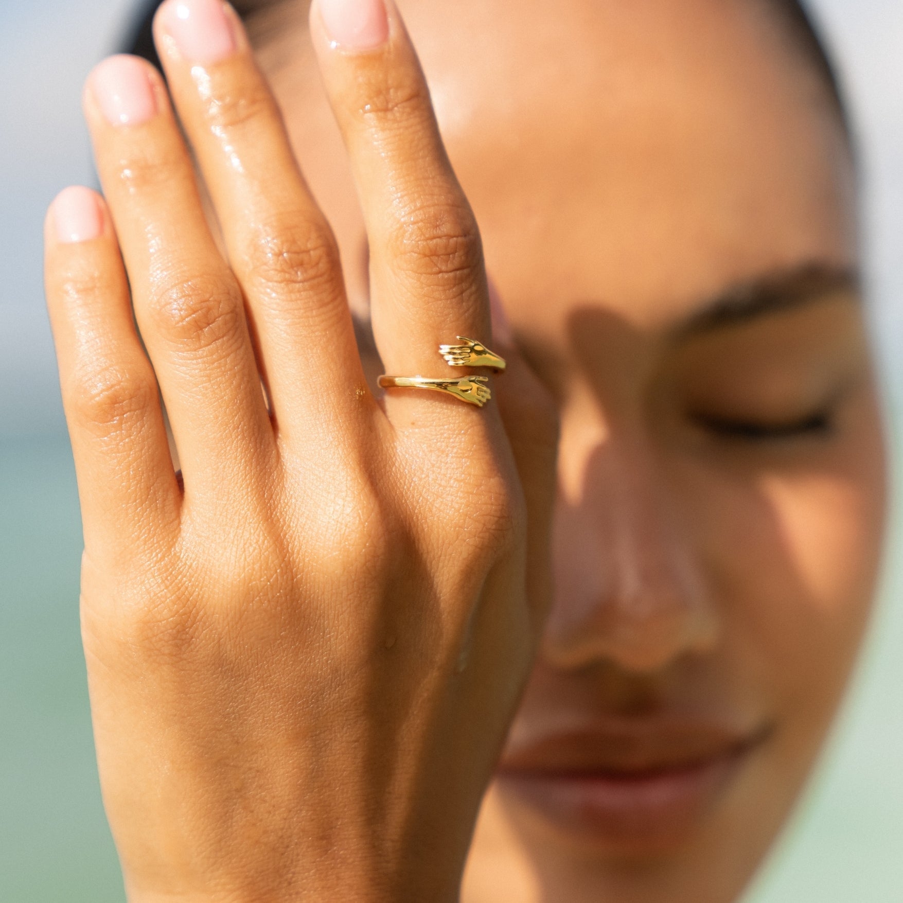 18K Gold Plated Minimalist Band Ring