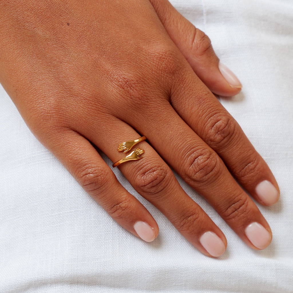 18K Gold Plated Minimalist Band Ring