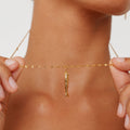 18K Gold Plated Lucky Fish Pendant Necklace