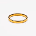 18K Gold Plated Everyday Slim Band Ring Waterproof