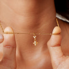 18K Gold Plated Whale Pendant Necklace Waterproof
