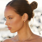 18K Gold Plated Drop Earrings Dainty Everyday