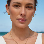 18K Gold Plated Bold Chunky Huggie Hoop Earrings