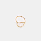 18K Gold Plated Bahia Oval Signet Ring Waterproof