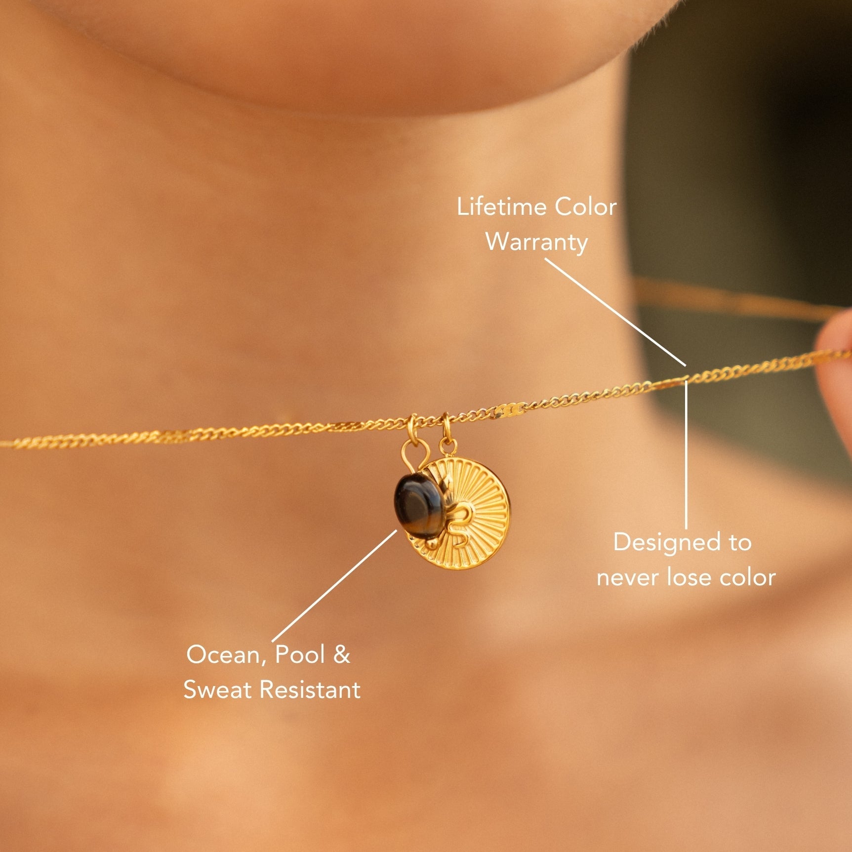 18K Gold Plated Snake Chain Necklace