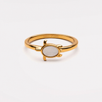 18K Gold Plated Sea Turtle Ring by Lara Verne