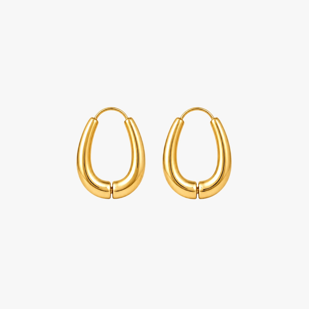 18K Gold Plated Drop Earrings Dainty Everyday