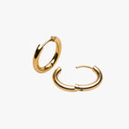 18K Gold Plated Tiny Huggie Hoop Earrings 3 Colors
