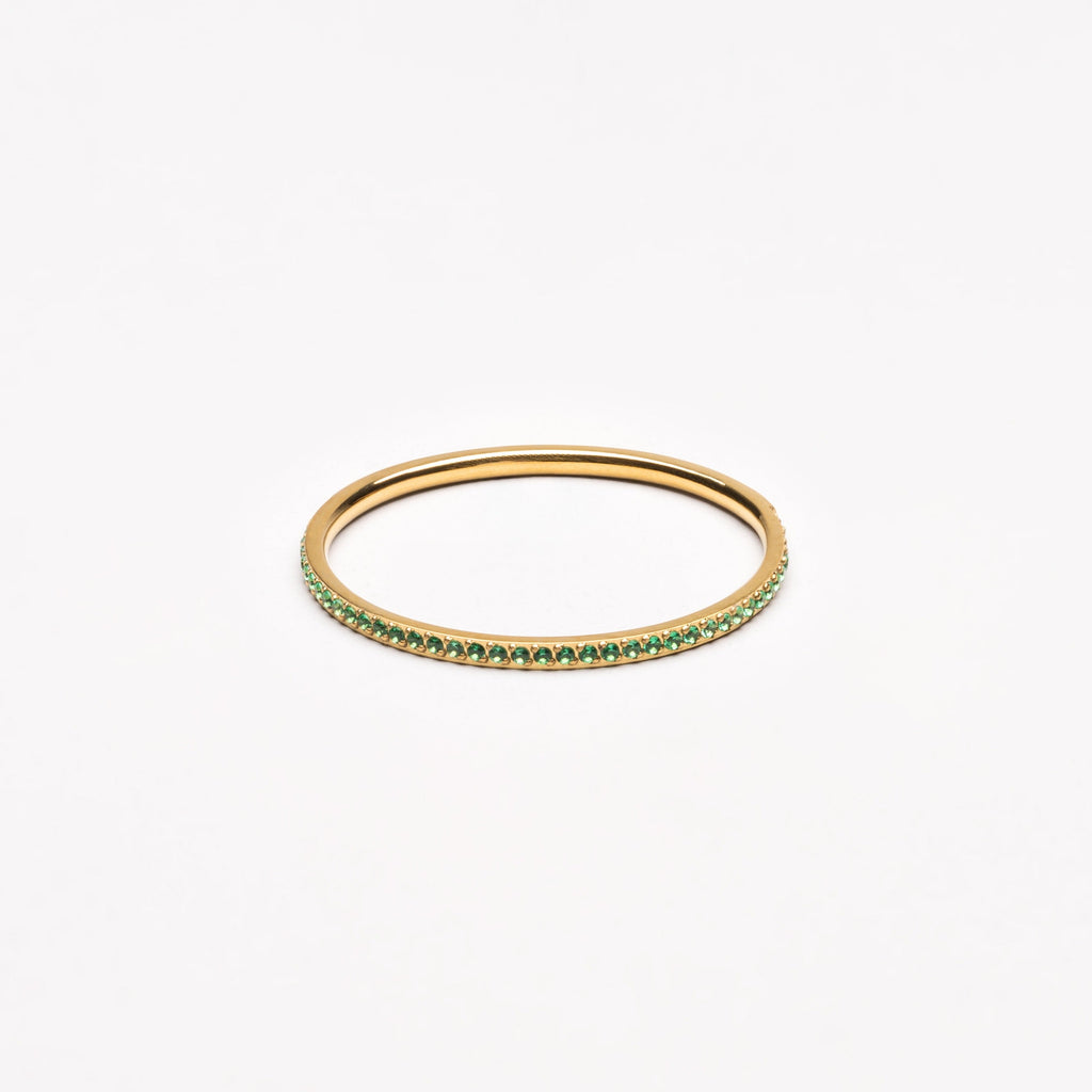18K Gold Plated Auroras Rainbow Zircon Ring