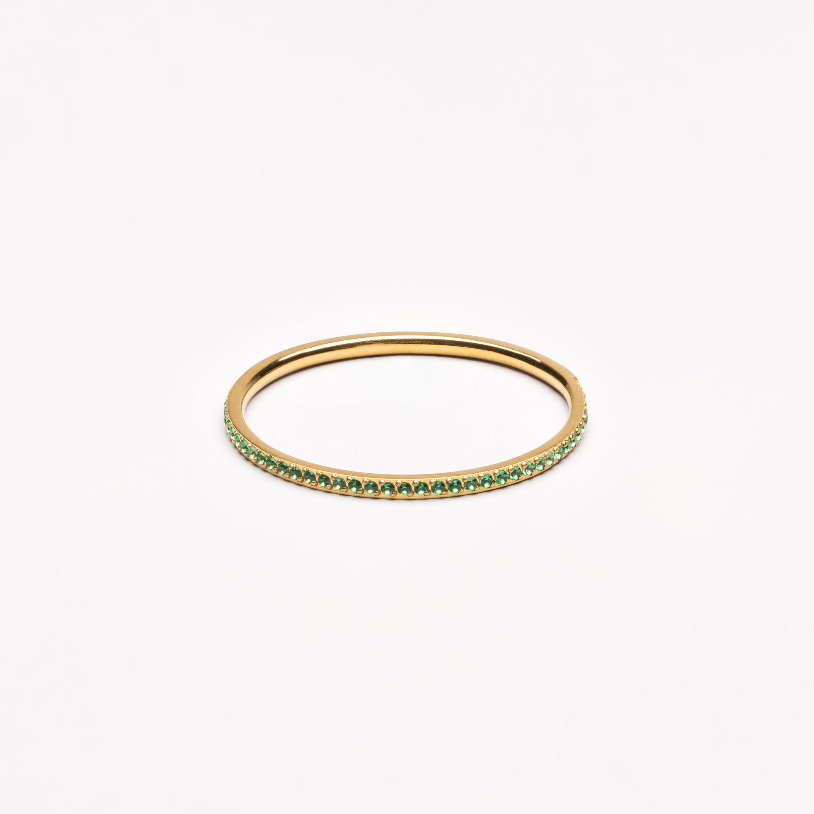 18K Gold Plated Auroras Rainbow Zircon Ring